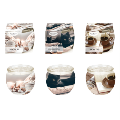 Świeca zapachowa 70 g mix