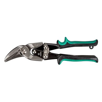 TOPEX Nożyce do blachy 240 mm, odgięte prawe