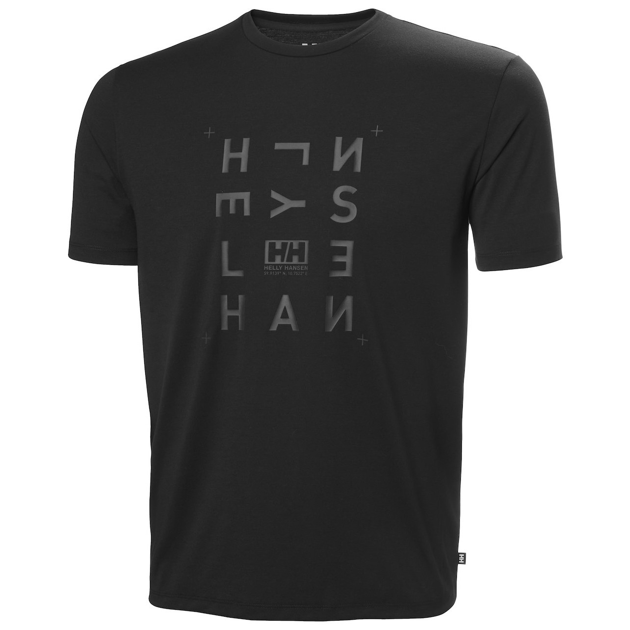 Koszulka męska Helly Hansen Skog Graphic T-Shirt Rozmiar: L / Kolor: czarny