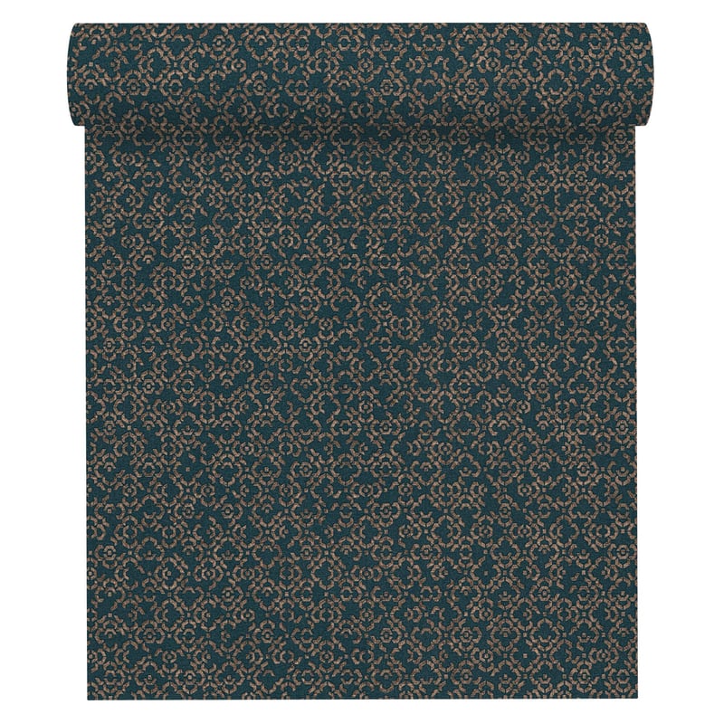 Tapeta Metropolitan 378664 zielona winylowa na flizelinie