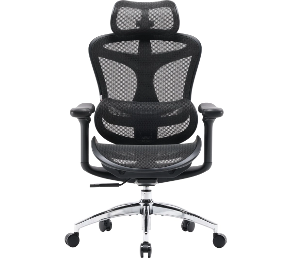 Sihoo Doro C300L Biurowy do 125kg Tkanina Czarny