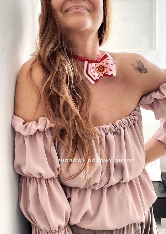 Brosza z Kwiatem 3d Nowa Kolekcja Walentynki