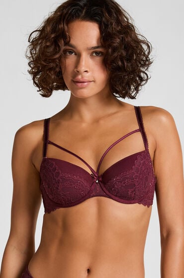 Hunkemöller Biustonosz usztywniany z fiszbinami Isadora Czerwony