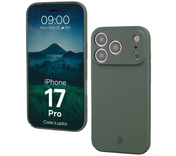 Bizon Łupka do Apple iPhone 17 Pro Zielony