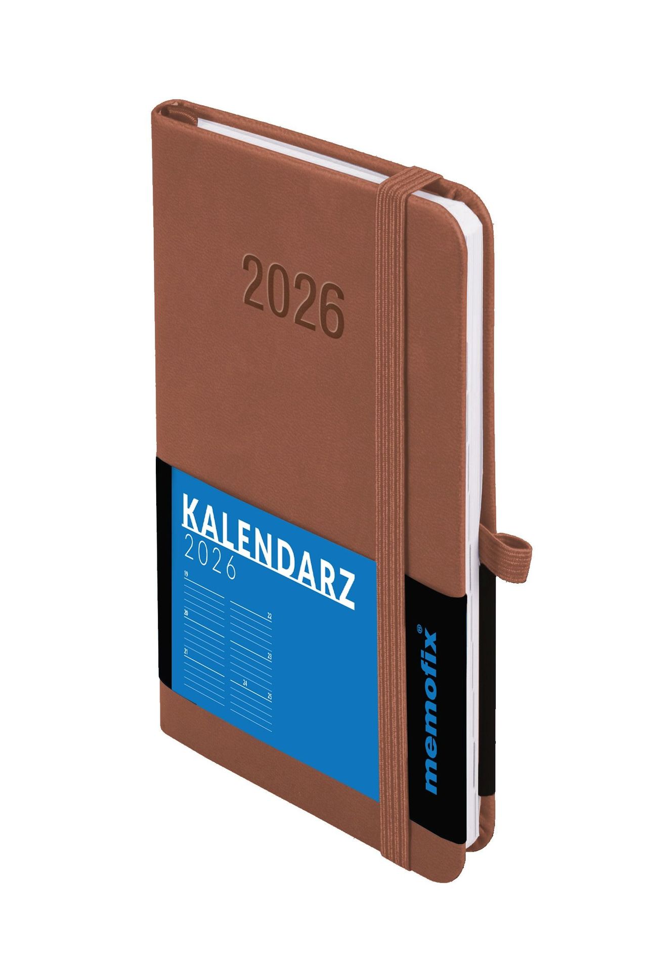 Kalendarz 2026 Memofix B6 Tdw mocha mousse - kalendarz