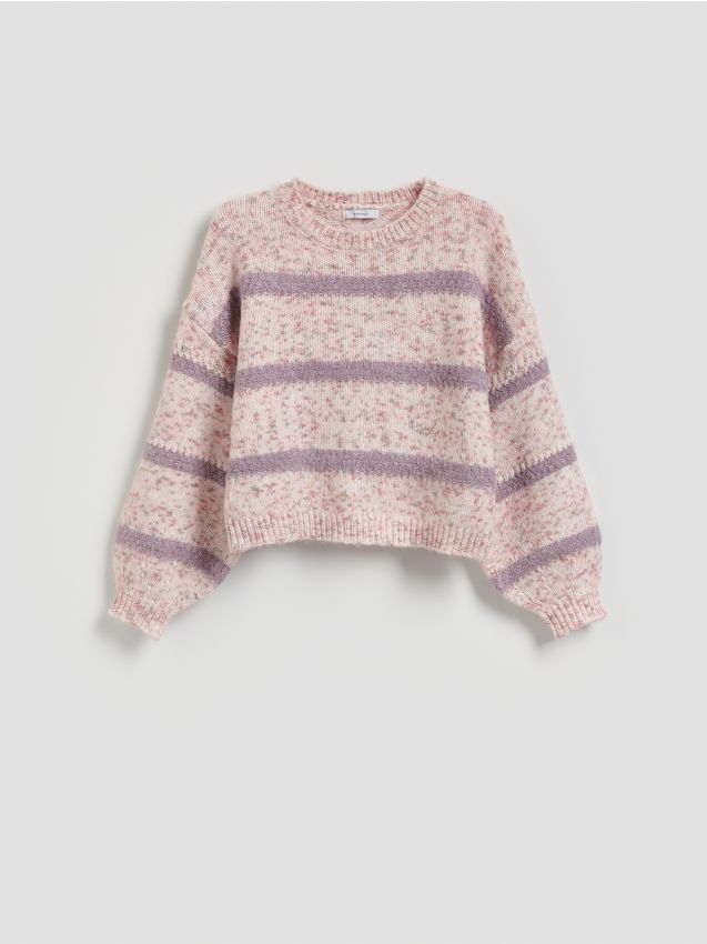 Reserved - Wzorzysty sweter - wielobarwny