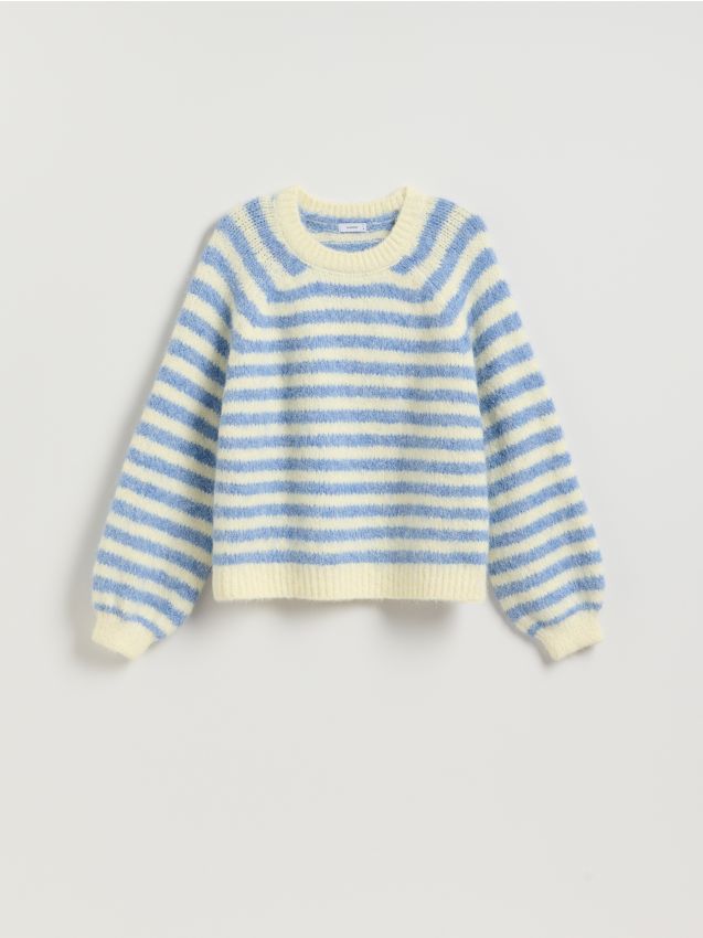 Reserved - Sweter w paski - wielobarwny