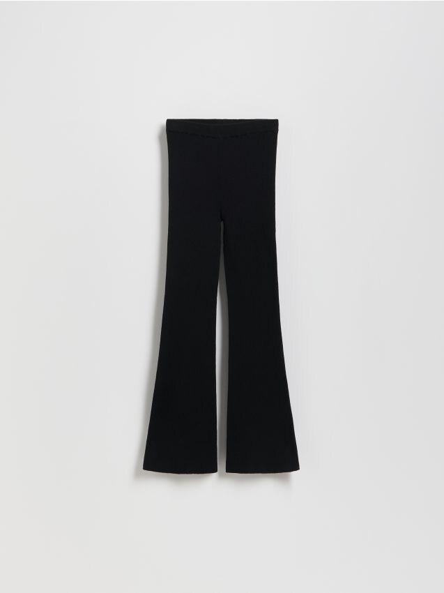 Reserved - Legginsy flare - czarny