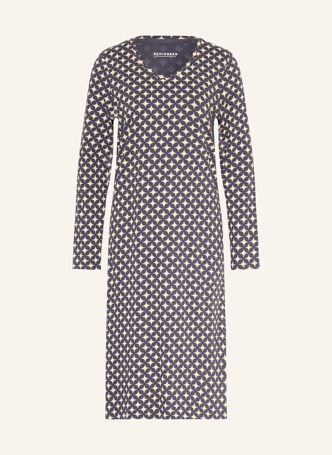 Schiesser Koszula Nocna Comfort Essentials lila