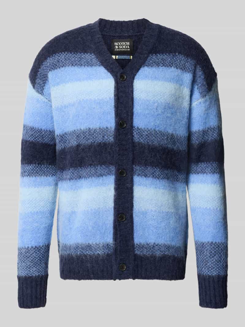 Kurtka z dzianiny z dekoltem w serek