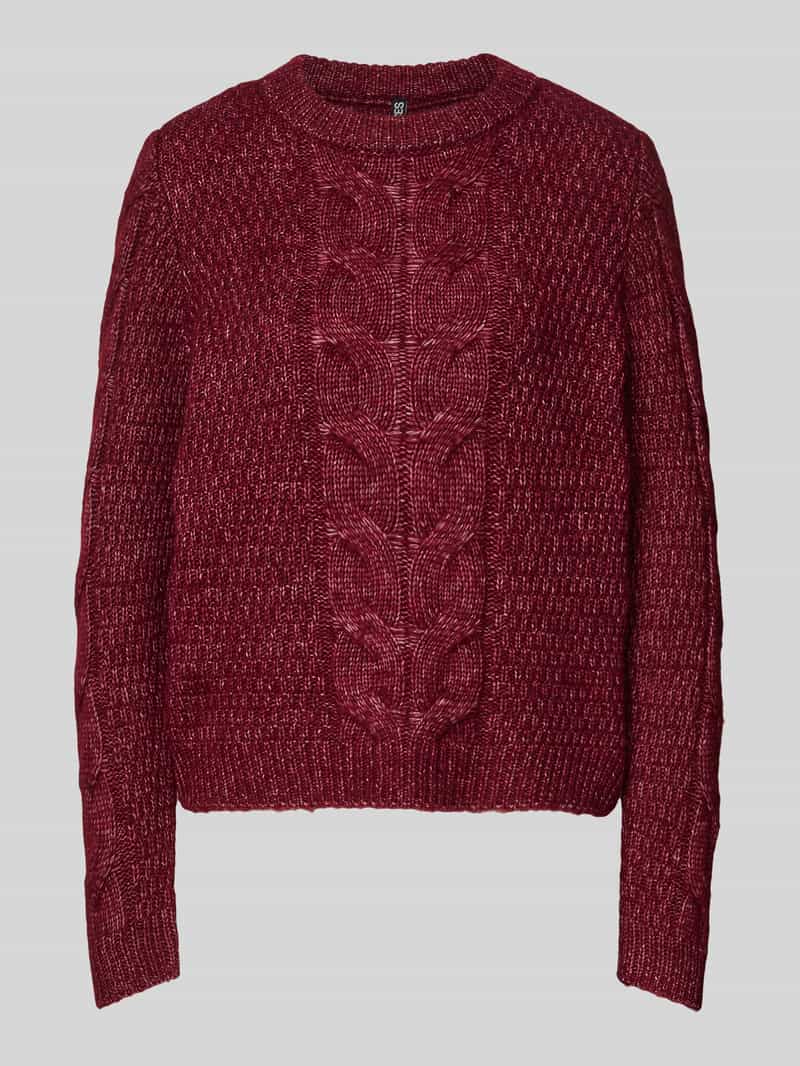 Sweter z dzianiny o kroju regular fit z dodatkiem wełny model ‘NINA’