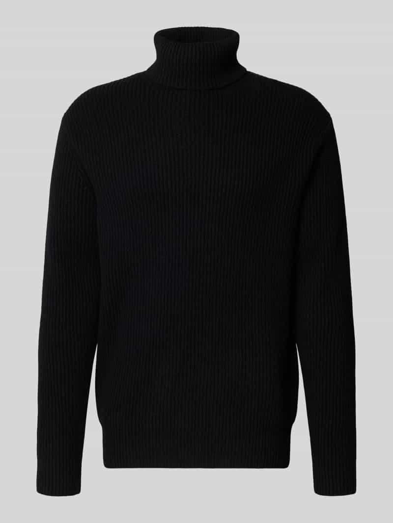 Sweter o kroju slim fit z czystej wełny model ‘EDDIE’