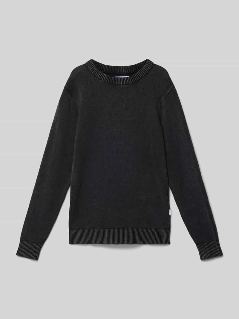Sweter o kroju regular fit z efektem dzianiny model ‘Charge’