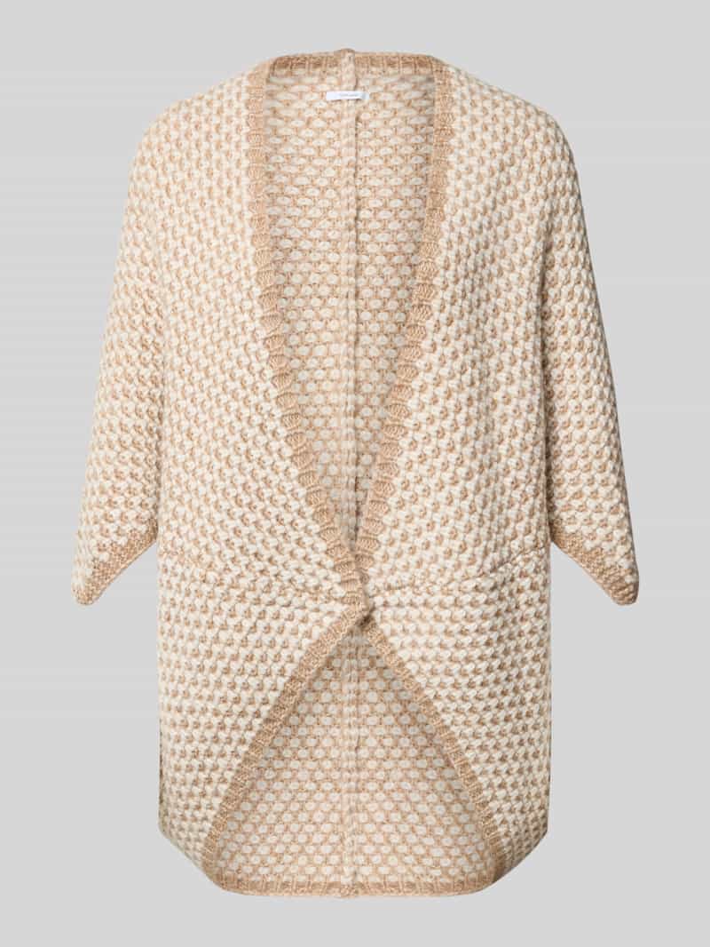 Ponczo z zapięciem na guziki model ‘Amaryllis boho’