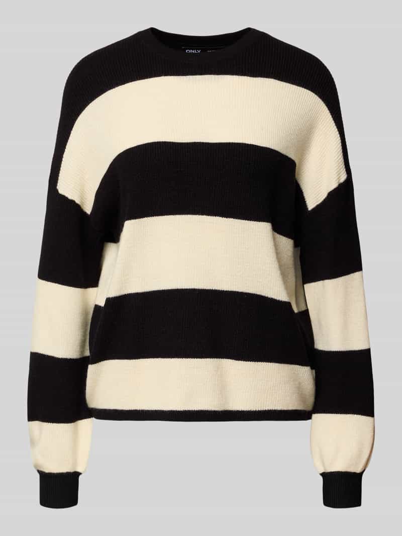 Sweter z dzianiny o luźnym kroju z mieszanki wiskozy model ‘ATIA’