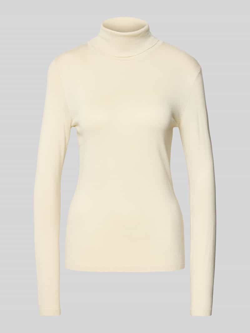 Sweter z dzianiny z golfem model ‘MAFA’