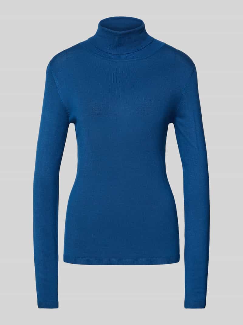 Sweter z dzianiny z golfem model ‘MAFA’