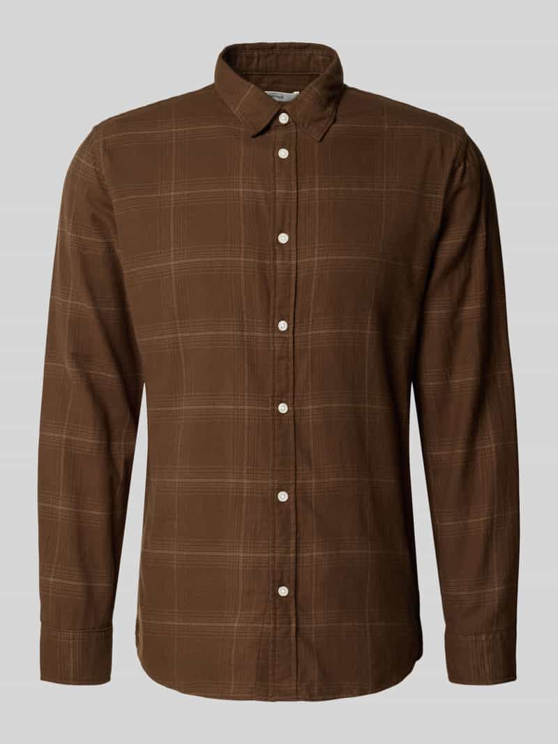 Koszula casualowa o kroju slim fit z czystej bawełny model ‘OWEN’