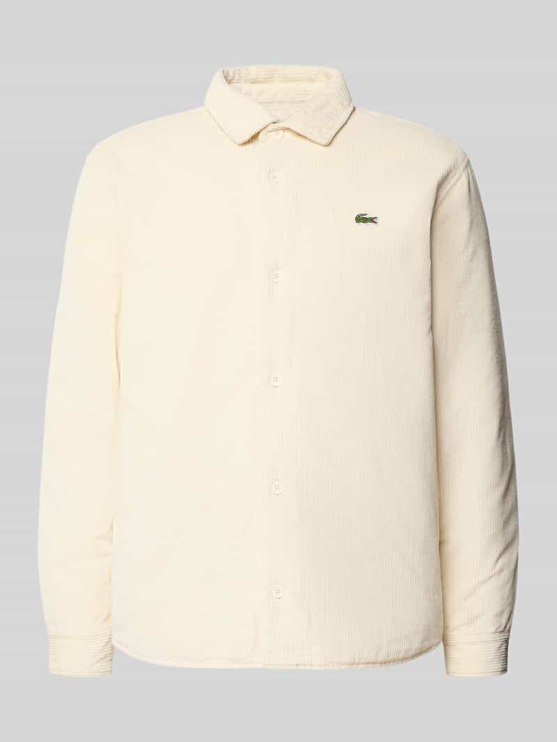 Kurtka koszulowa o kroju oversized z imitacji sztruksu