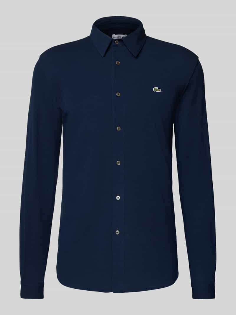 Koszula casualowa o kroju slim fit z fakturą