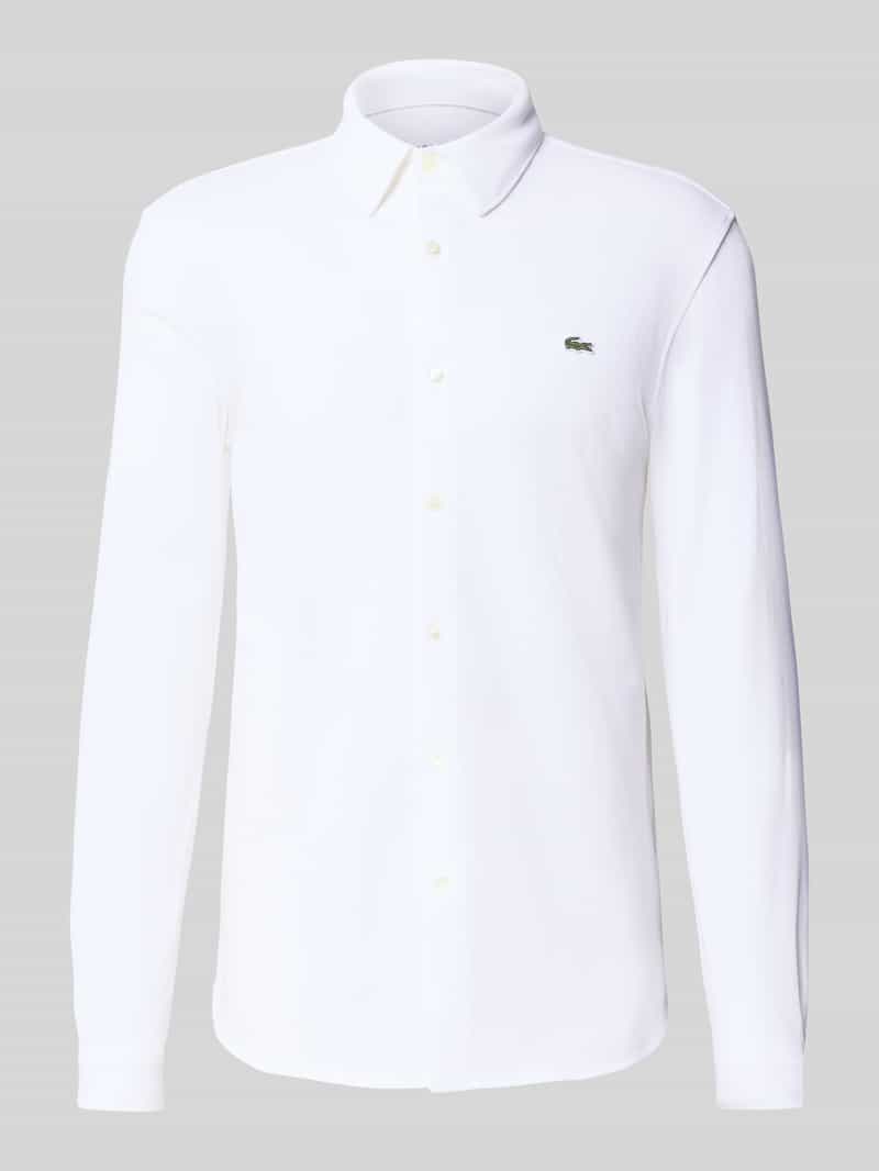 Koszula casualowa o kroju slim fit z fakturą