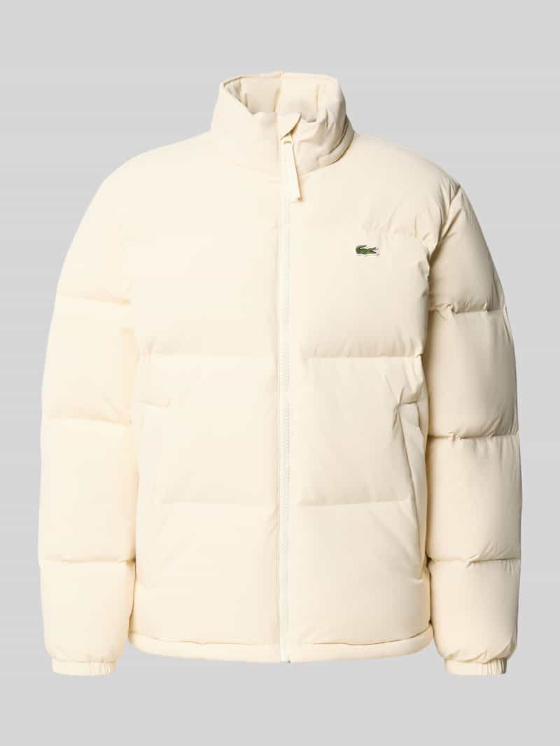 Kurtka puchowa o kroju regular fit ze stójką i zintegrowanym kapturem