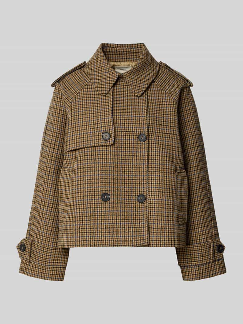 Kurtka z patkami na rękawach model ‘ERIN’