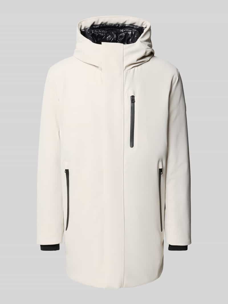 Parka o kroju regular fit z kapturem model ‘FLEX CROSS’