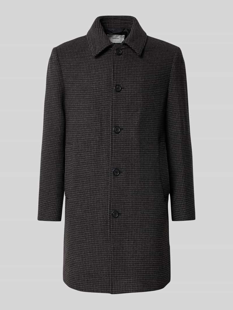 Płaszcz o kroju regular fit z mieszanki wełny model ‘ARCHIVE’