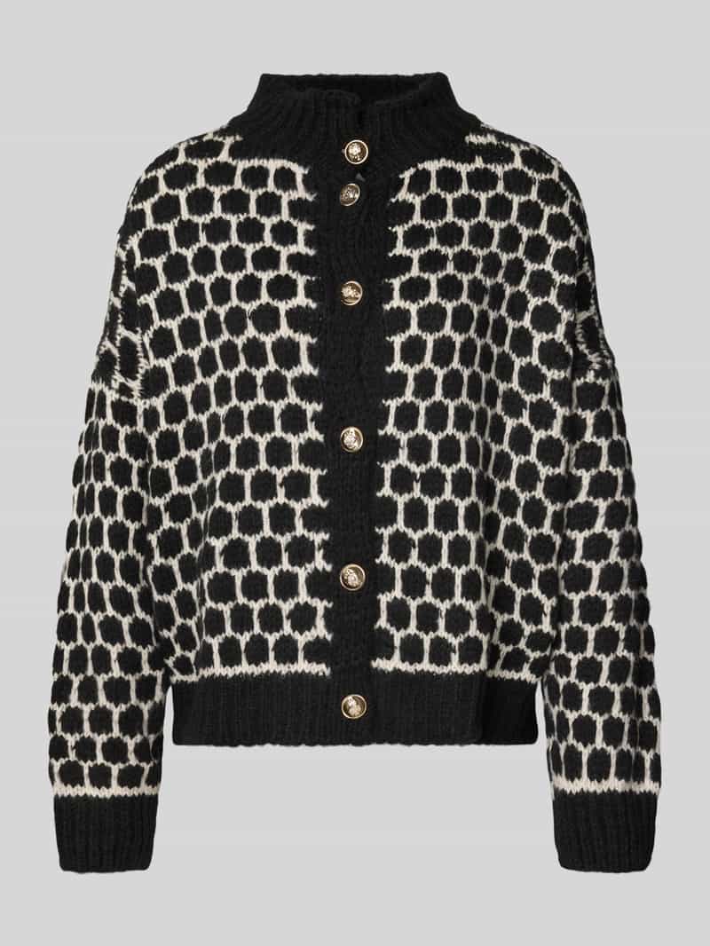 Kurtka z dzianiny ze stójką model ‘Ve44raa’