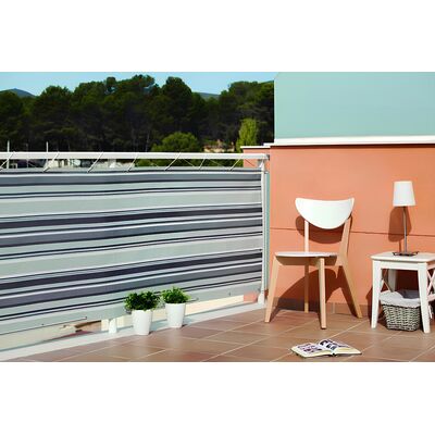 Mata balkonowa easy net 90 x 500 cm popiel-antracyt