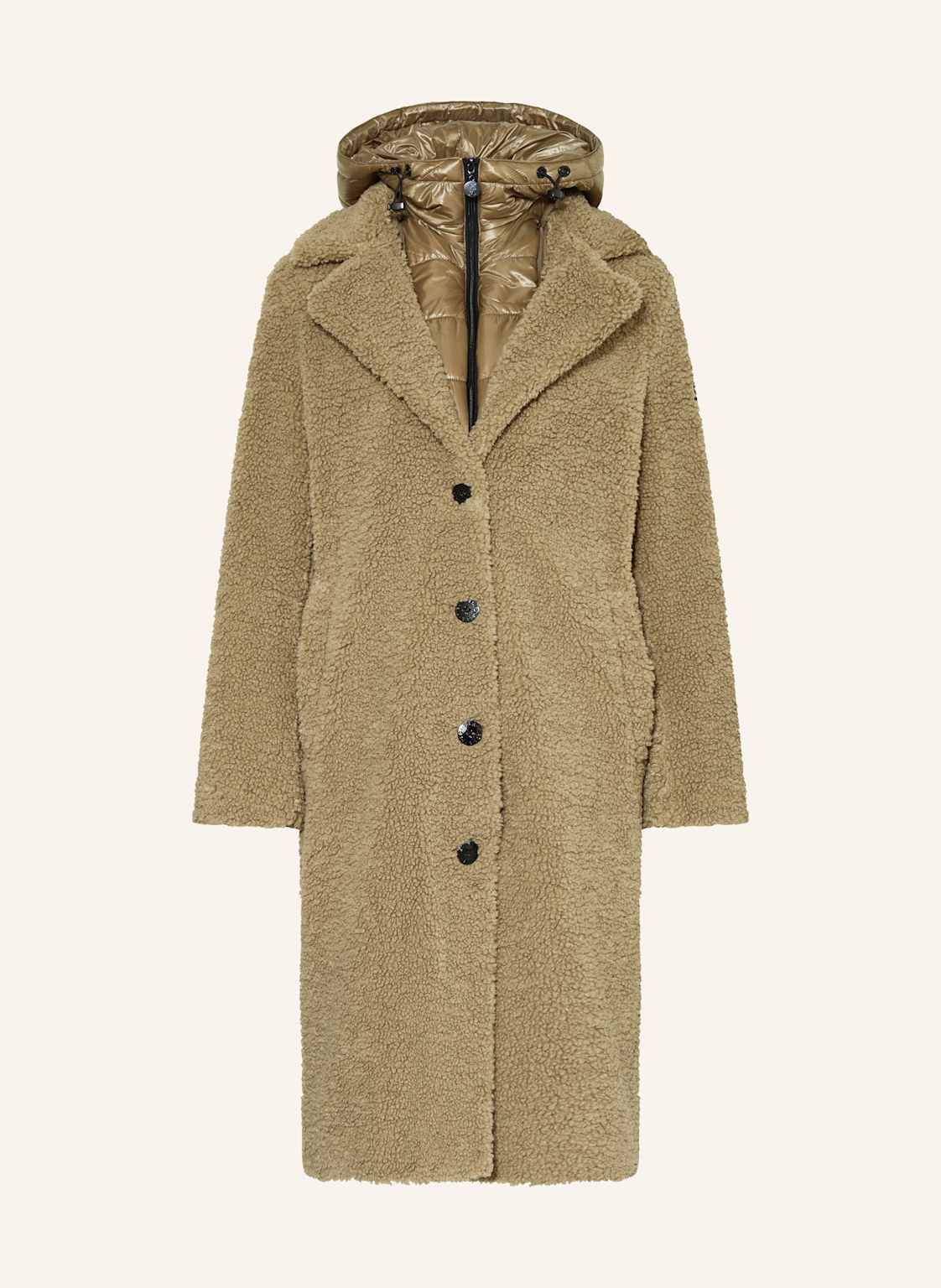 Frieda & Freddies Płaszcz Z Pluszowego Materiału Ginez gruen