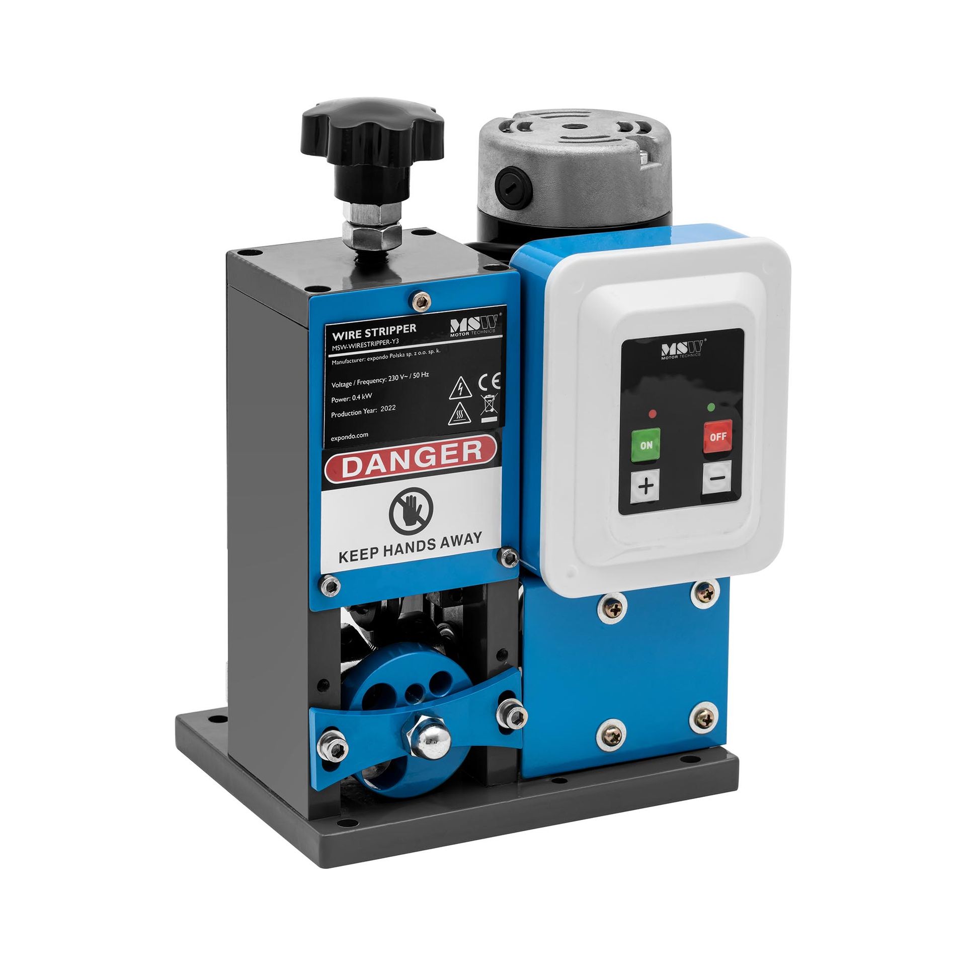 MSW Korowarka do kabli 400 W 1 wejście 0 20 m/min - Korowarki do kabli