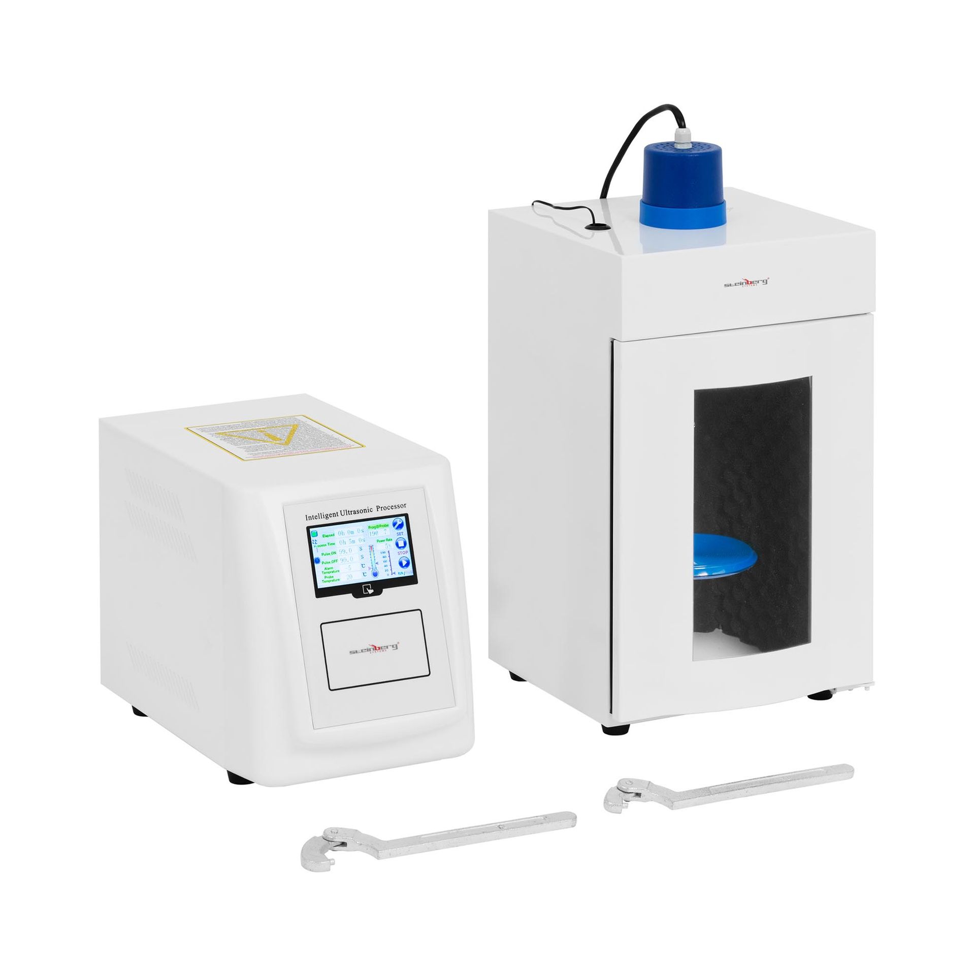 Steinberg Systems Homogenizator ultradźwiękowy 1,5 150 W 10 100 ml wyświetlacz TFT - Akcesoria laboratoryjne