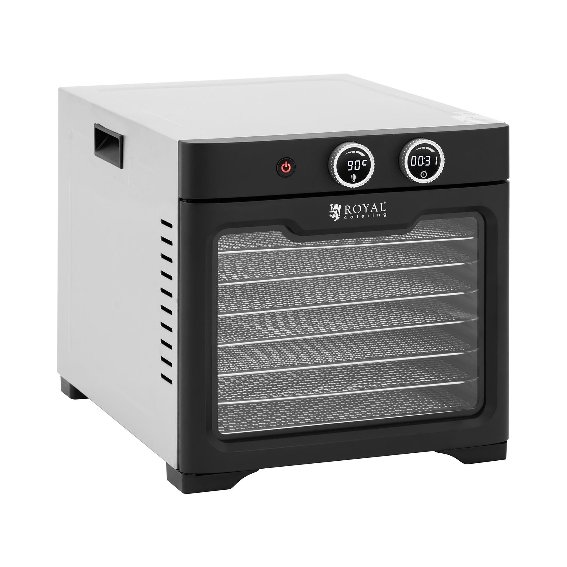 Royal Catering suszarka do żywności 8 rusztów 26 l 800 W - Suszarki do żywności