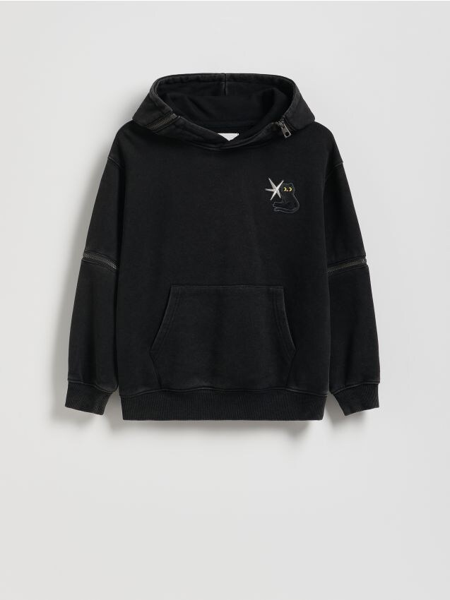 Reserved - Wielofunkcyjna bluza - czarny