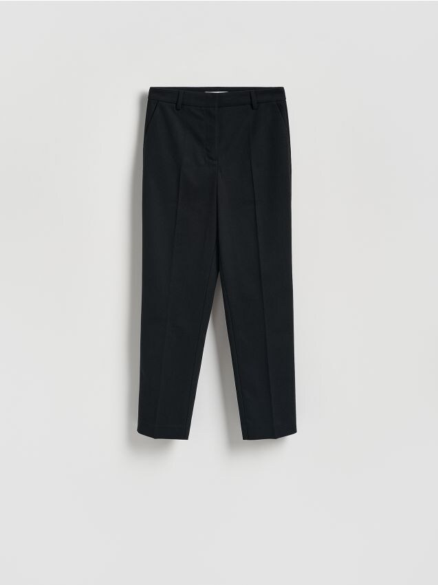 Reserved - Spodnie cygaretki - czarny