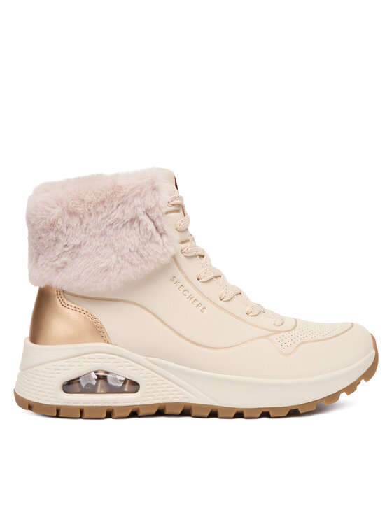 Skechers Botki Uno Rugged 167993/NTGD Écru