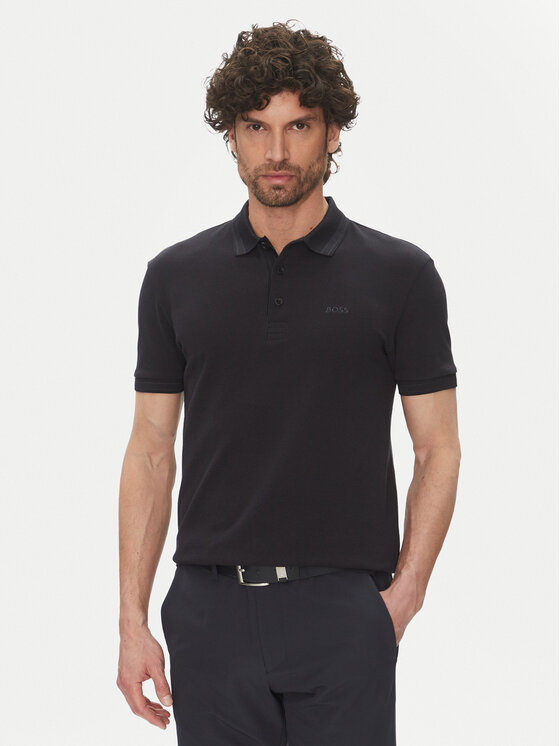 BOSS Polo Paddy 50469055 Granatowy Regular Fit