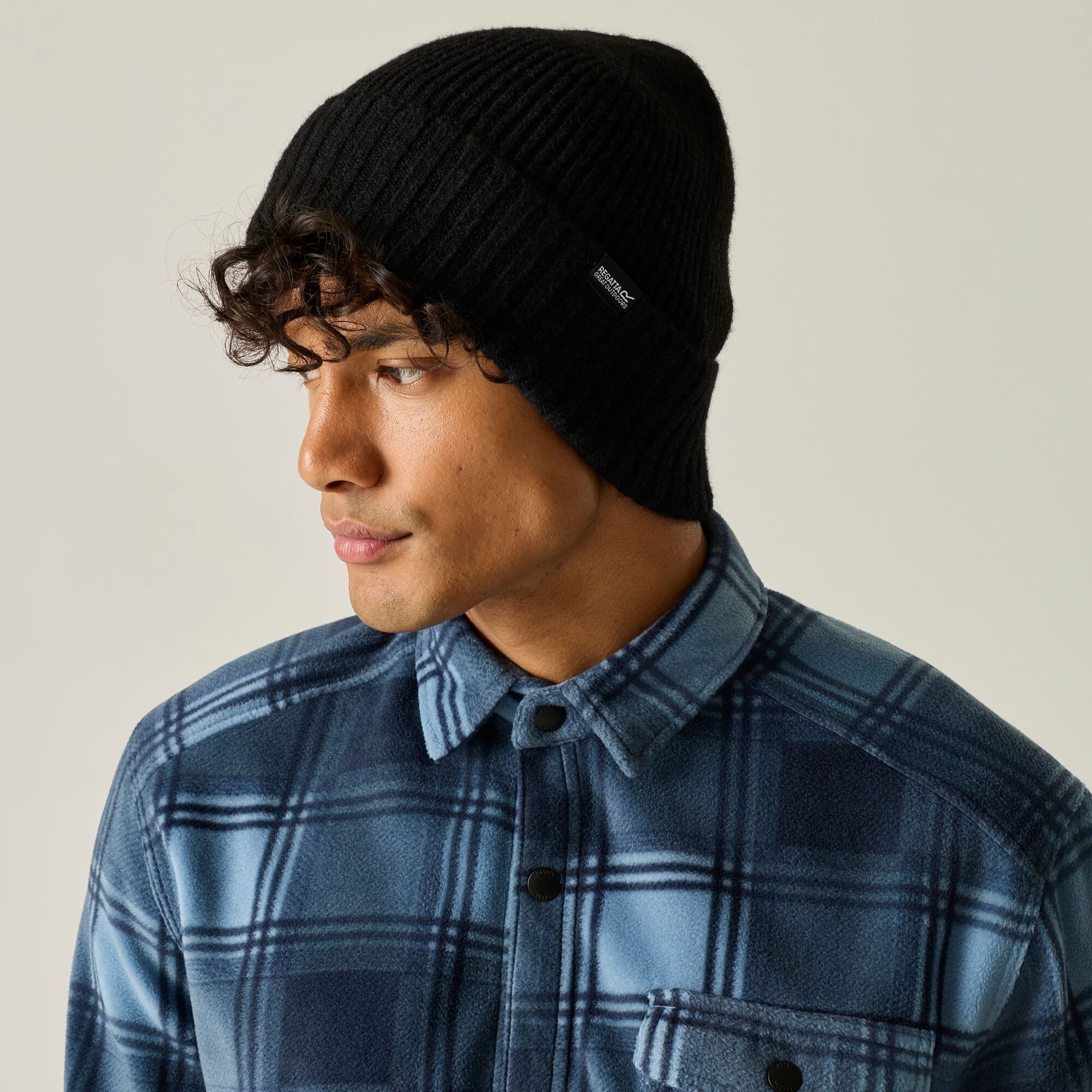 Regatta Czapka damska zimowa Ribbed Basic Czarny