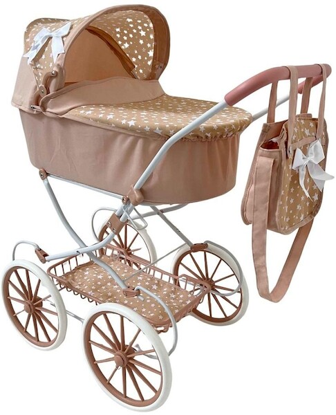 Wózek Retro dla lalek z torbą