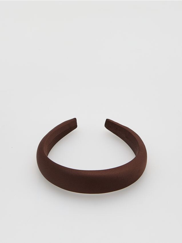 Reserved - Opaska do włosów - ciemnobrązowy