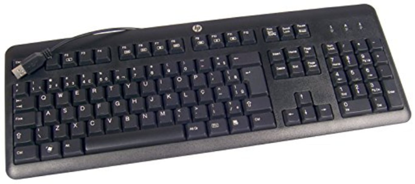 HP 672647-073 USB Hiszpański Czarny