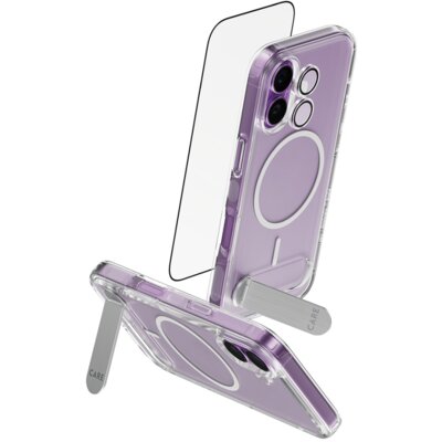 Etui PANZERGLASS Care Feature Kick 3w1 do Apple iPhone 17 Przezroczysty + szkło hartowane + osłona obiektywu