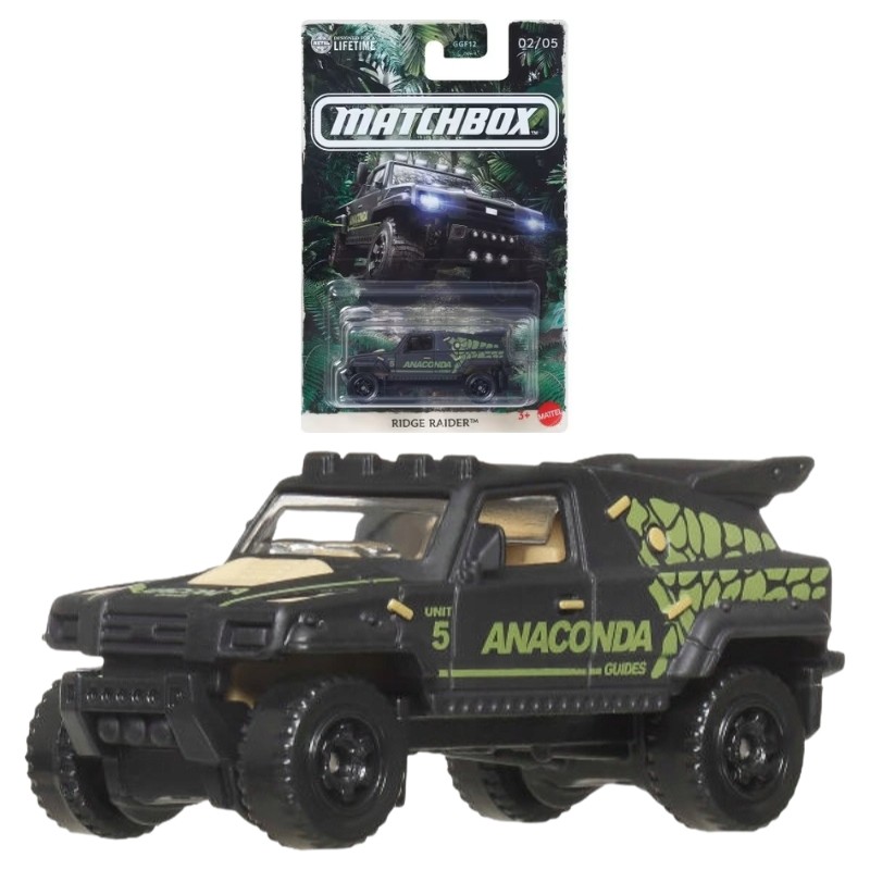 Matchbox Autko Tematyczne Samochodzik Pojazd Ridge Raider 02/05 3+