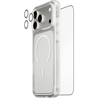 Etui PANZERGLASS Care Flagship Urban Explorer MagSafe 3w1 do Apple iPhone 17 Pro Max Przezroczysty szkło hartowane osłona obiektywu