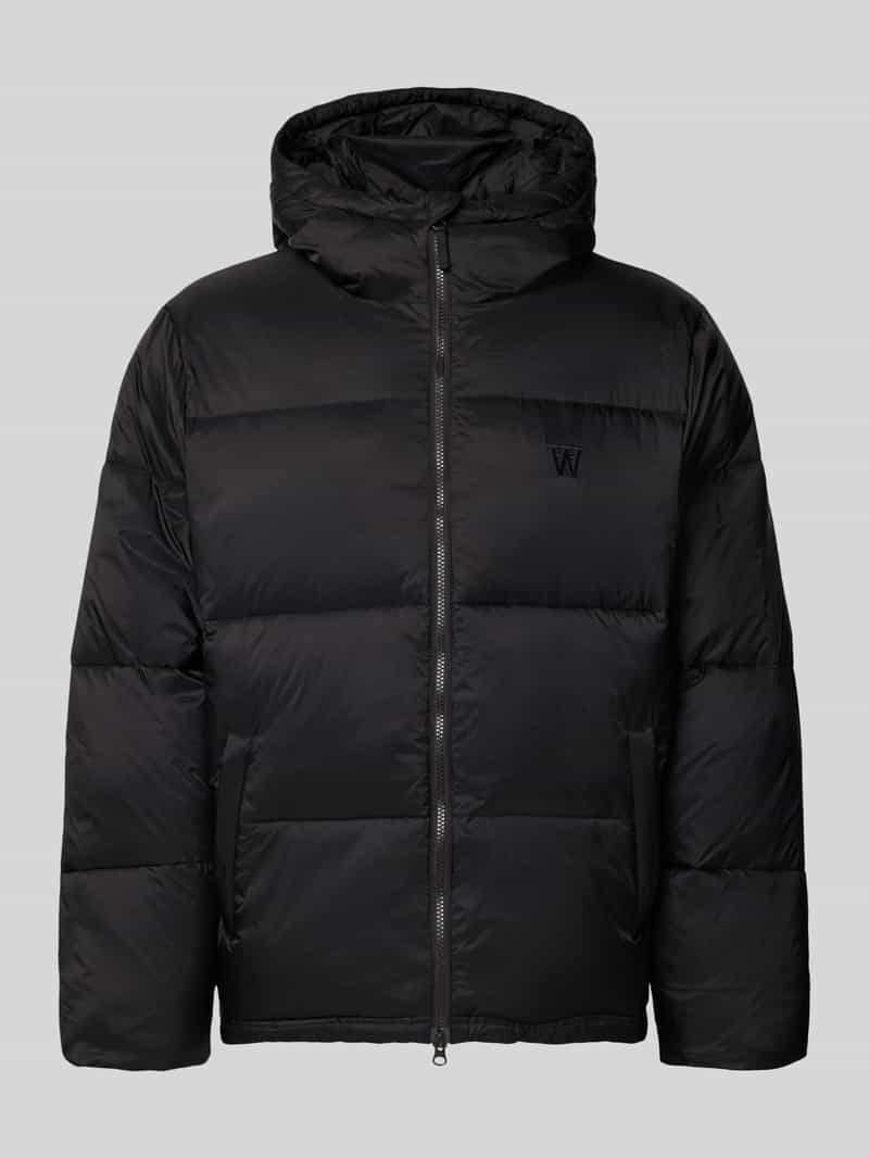 Kurtka pikowana z kapturem model ‘CLAUS PUFFER JACKET’