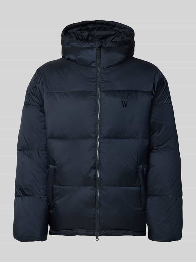Kurtka pikowana z kapturem model ‘CLAUS PUFFER JACKET’