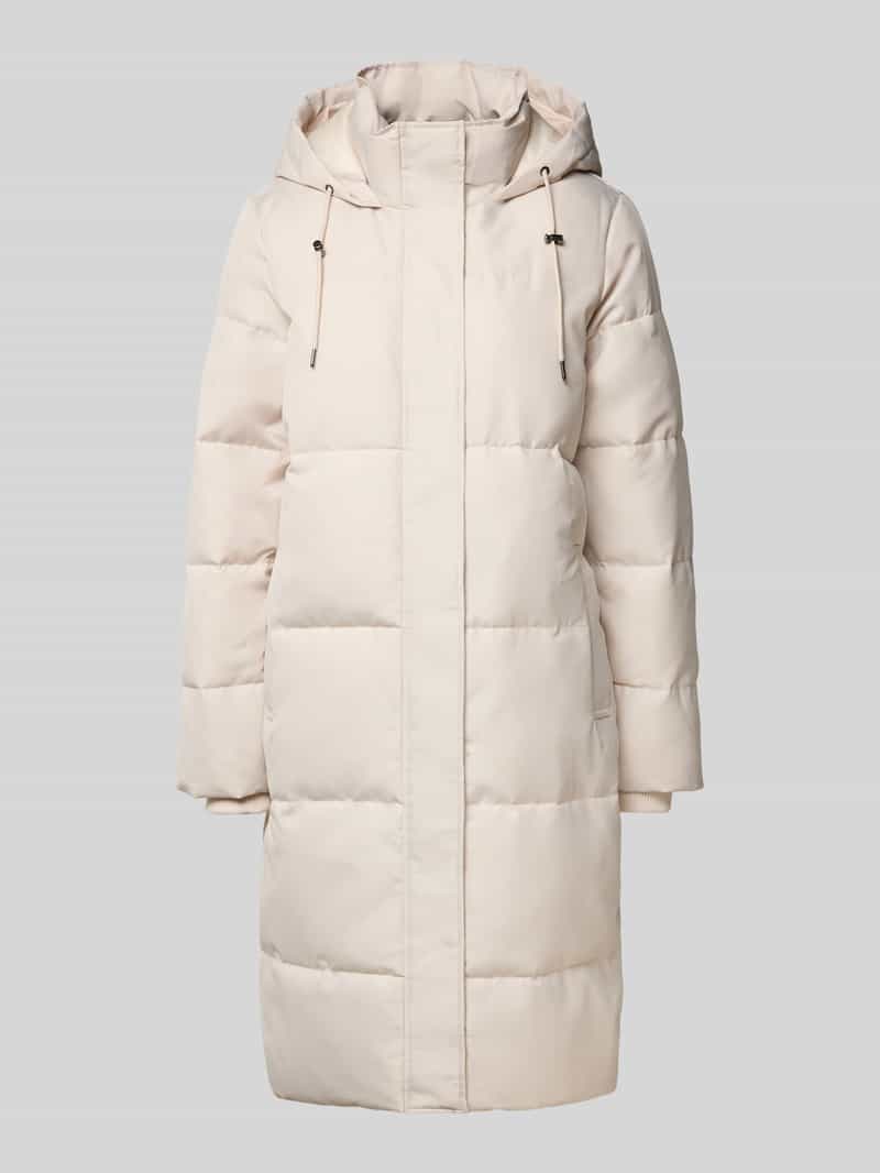 Płaszcz pikowany o kroju comfort fit z drobną fakturą model ‘IRENE’