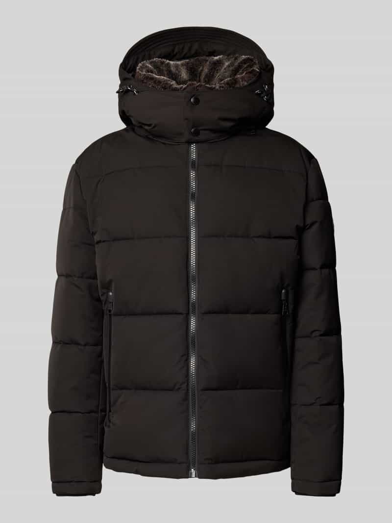 Pikowana kurtka o kroju regular fit z wodoodpornego materiału model ‘ARCOLA’